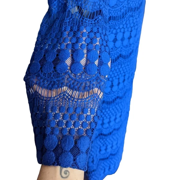 Jessica Howard Womens Lace Sheath Party Cocktail Dress Size 10 - Picture 6 of 10